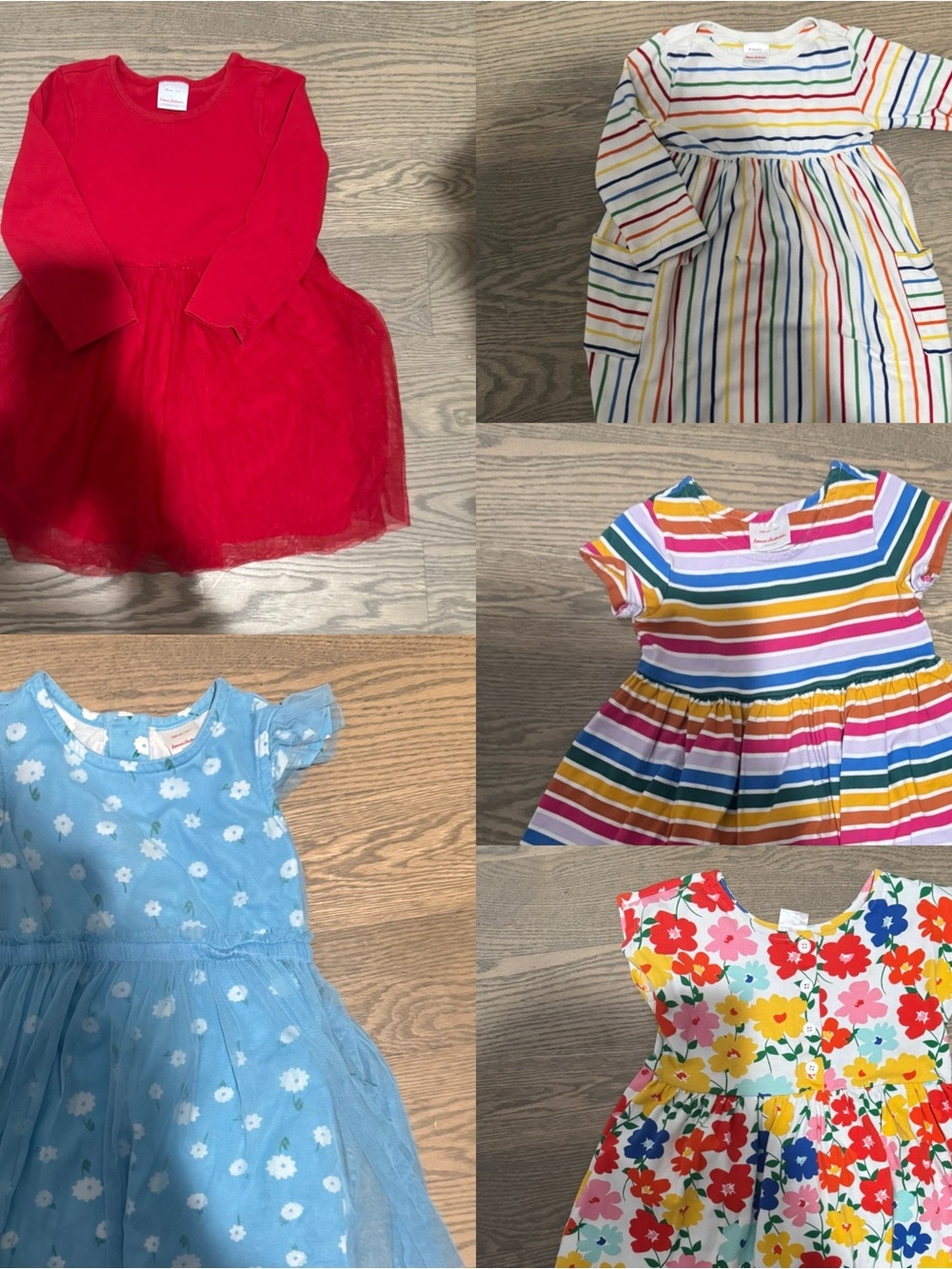 Hanna Girls Play Dress Bundle - five pieces, sizes 3-5
